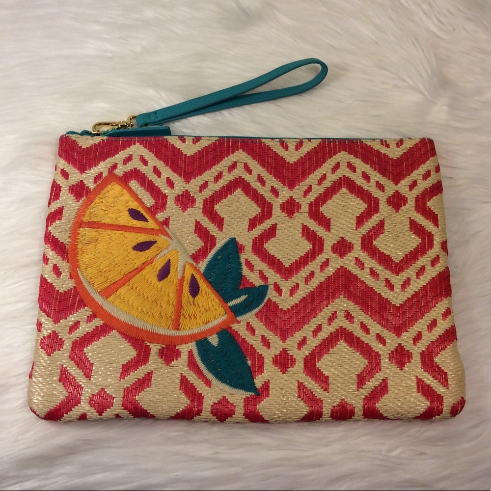 Vera Bradley beach straw wristlet. Super cute!
